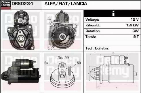 Remy DRS0234 - Стартер autospares.lv