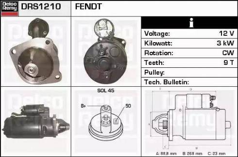 Remy DRS1210 - Стартер autospares.lv