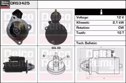 Remy DRS3425 - Стартер autospares.lv