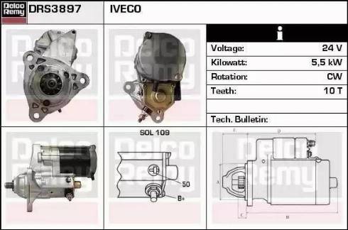 Remy DRS3897 - Стартер autospares.lv