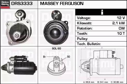 Remy DRS3333 - Стартер autospares.lv