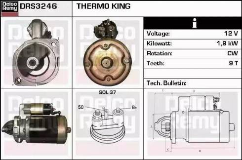 Remy DRS3246 - Стартер autospares.lv