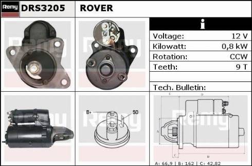 Remy DRS3205X - Стартер autospares.lv