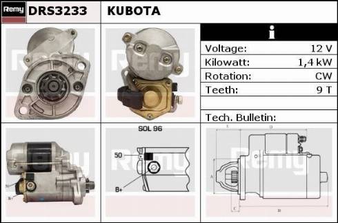 Remy DRS3233 - Стартер autospares.lv