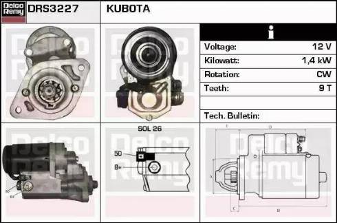 Remy DRS3227 - Стартер autospares.lv