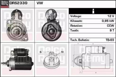 Remy DRS2330 - Стартер autospares.lv