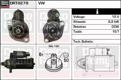 Remy DRT0270 - Стартер autospares.lv