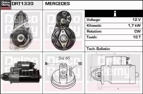 Remy DRT1330 - Стартер autospares.lv