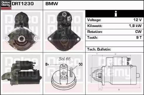 Remy DRT1230 - Стартер autospares.lv