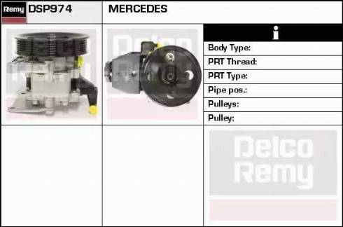 Remy DSP974 - Гидравлический насос, рулевое управление, ГУР autospares.lv