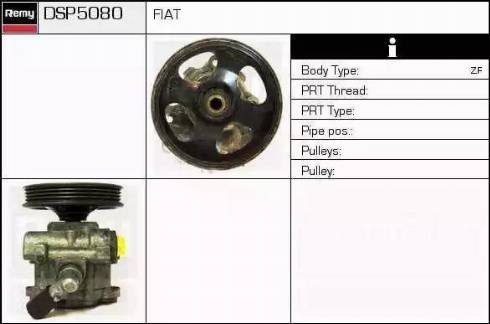 Remy DSP5080 - Гидравлический насос, рулевое управление, ГУР autospares.lv