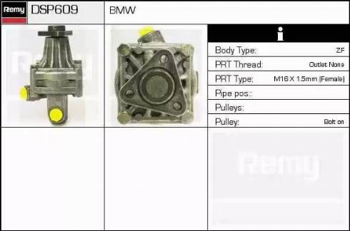 Remy DSP609 - Гидравлический насос, рулевое управление, ГУР autospares.lv