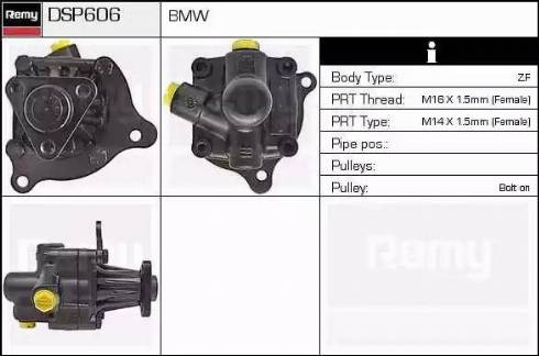 Remy DSP606 - Гидравлический насос, рулевое управление, ГУР autospares.lv