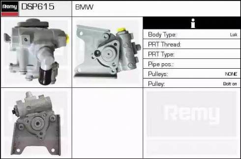 Remy DSP615 - Гидравлический насос, рулевое управление, ГУР autospares.lv