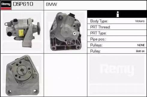 Remy DSP610 - Гидравлический насос, рулевое управление, ГУР autospares.lv