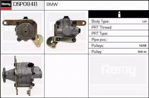 Remy DSP084B - Гидравлический насос, рулевое управление, ГУР autospares.lv