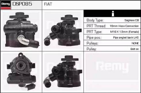 Remy DSP085 - Гидравлический насос, рулевое управление, ГУР autospares.lv