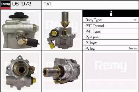 Remy DSP073 - Гидравлический насос, рулевое управление, ГУР autospares.lv