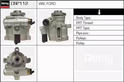 Remy DSP112 - Гидравлический насос, рулевое управление, ГУР autospares.lv