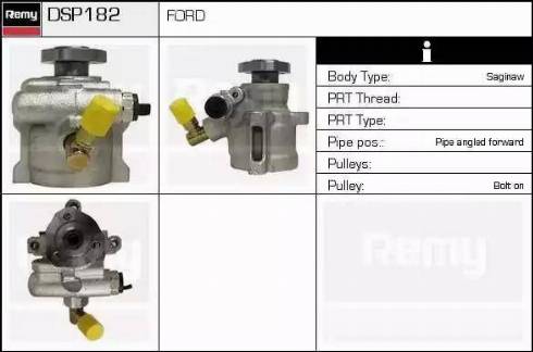 Remy DSP182 - Гидравлический насос, рулевое управление, ГУР autospares.lv