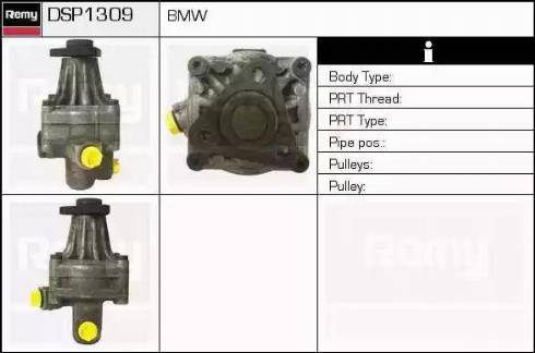 Remy DSP1309 - Гидравлический насос, рулевое управление, ГУР autospares.lv