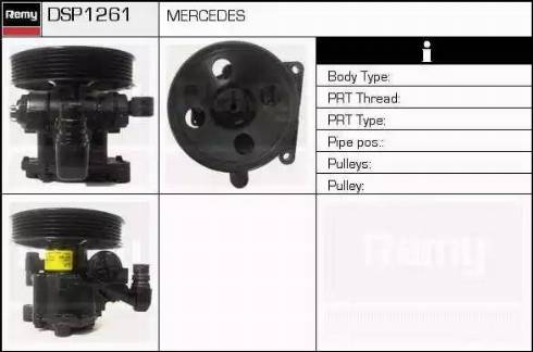 Remy DSP1261 - Гидравлический насос, рулевое управление, ГУР autospares.lv