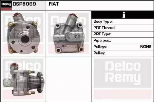 Remy DSP8069 - Гидравлический насос, рулевое управление, ГУР autospares.lv