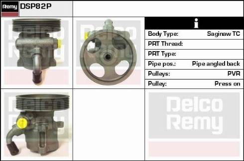 Remy DSP82P - Гидравлический насос, рулевое управление, ГУР autospares.lv