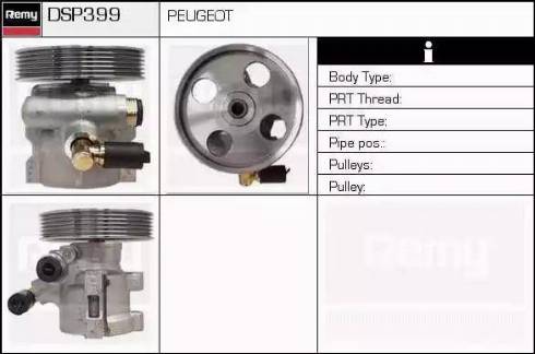 Remy DSP399 - Гидравлический насос, рулевое управление, ГУР autospares.lv