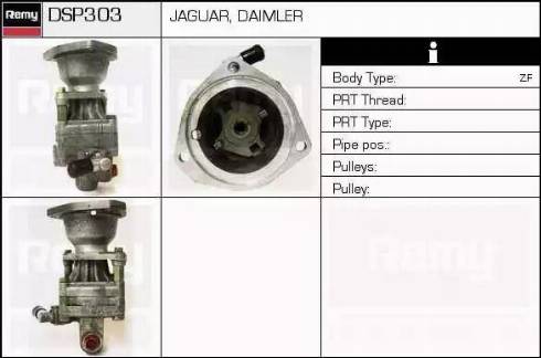 Remy DSP303 - Гидравлический насос, рулевое управление, ГУР autospares.lv