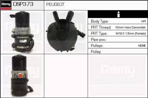 Remy DSP373 - Гидравлический насос, рулевое управление, ГУР autospares.lv