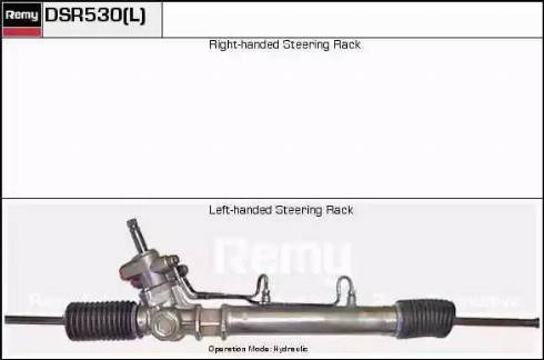 Remy DSR530L - Рулевой механизм, рейка autospares.lv