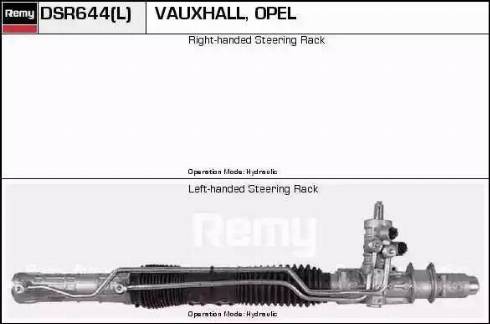 Remy DSR644L - Рулевой механизм, рейка autospares.lv