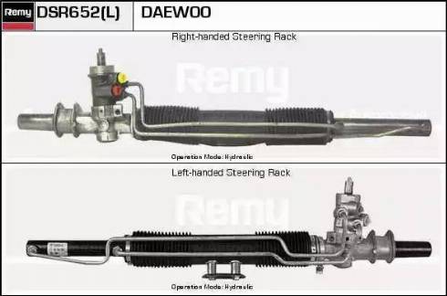 Remy DSR652L - Рулевой механизм, рейка autospares.lv