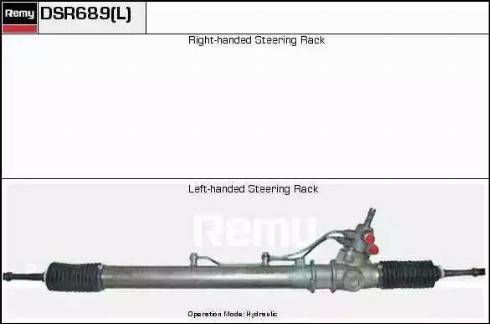 Remy DSR689L - Рулевой механизм, рейка autospares.lv