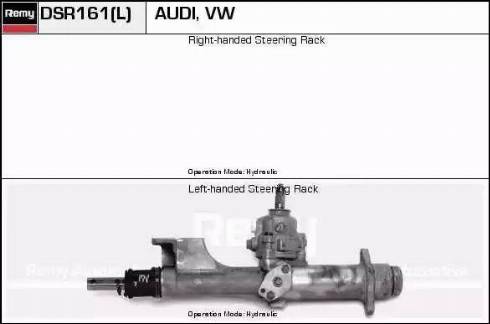 Remy DSR161L - Рулевой механизм, рейка autospares.lv