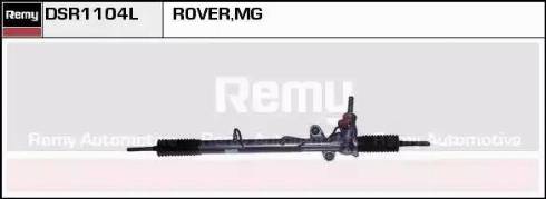 Remy DSR1104L - Рулевой механизм, рейка autospares.lv
