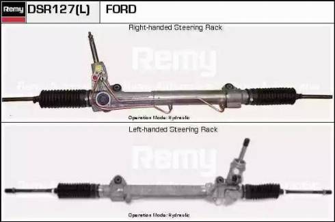 Remy DSR127L - Рулевой механизм, рейка autospares.lv