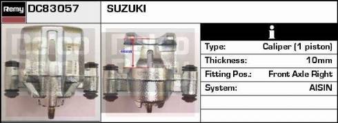 Remy RAB94168 - Тормозной суппорт autospares.lv