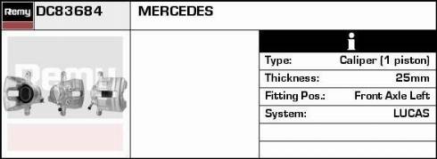 Remy RAB94795 - Тормозной суппорт autospares.lv