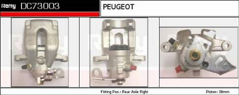 Remy RAB84114 - Тормозной суппорт autospares.lv