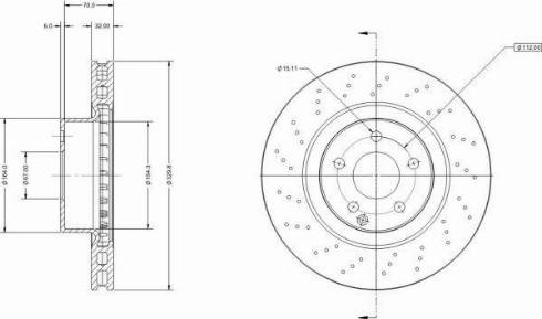 Remy RAD1995C - Тормозной диск autospares.lv