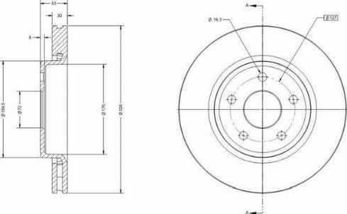 Remy RAD1951C - Тормозной диск autospares.lv