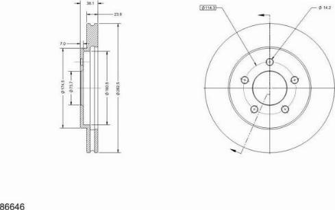 Remy RAD1952C - Тормозной диск autospares.lv