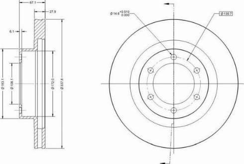 Remy RAD1980C - Тормозной диск autospares.lv