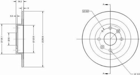 Remy RAD1972C - Тормозной диск autospares.lv