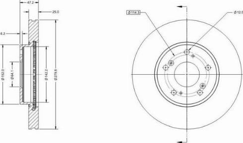 Remy RAD1977C - Тормозной диск autospares.lv