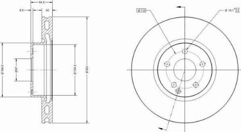 Remy RAD1456C - Тормозной диск autospares.lv