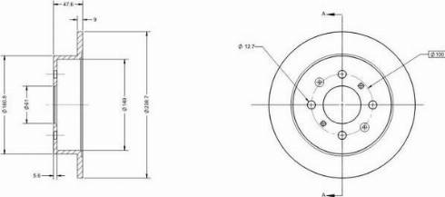 Remy RAD1468C - Тормозной диск autospares.lv