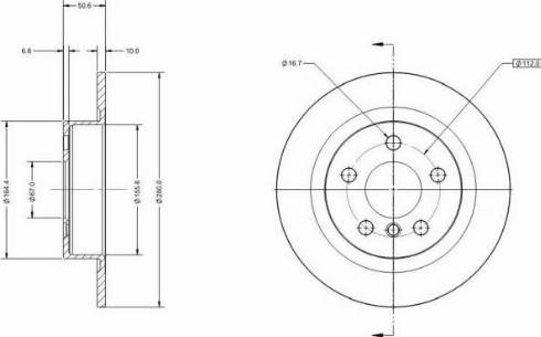 Remy RAD1403C - Тормозной диск autospares.lv